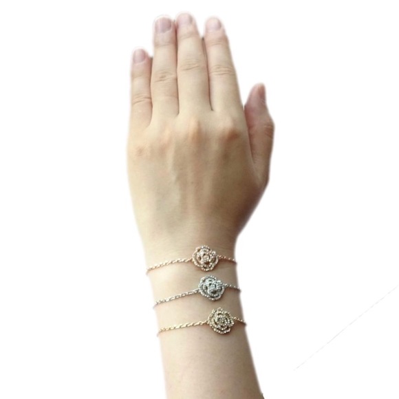 KATE SPADE • Crystal Rose Páve Bracelet - Picture 6 of 6